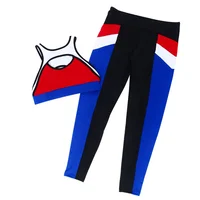 

good quality split joint sports bra and leggings sets yoga sets active wear clothes
