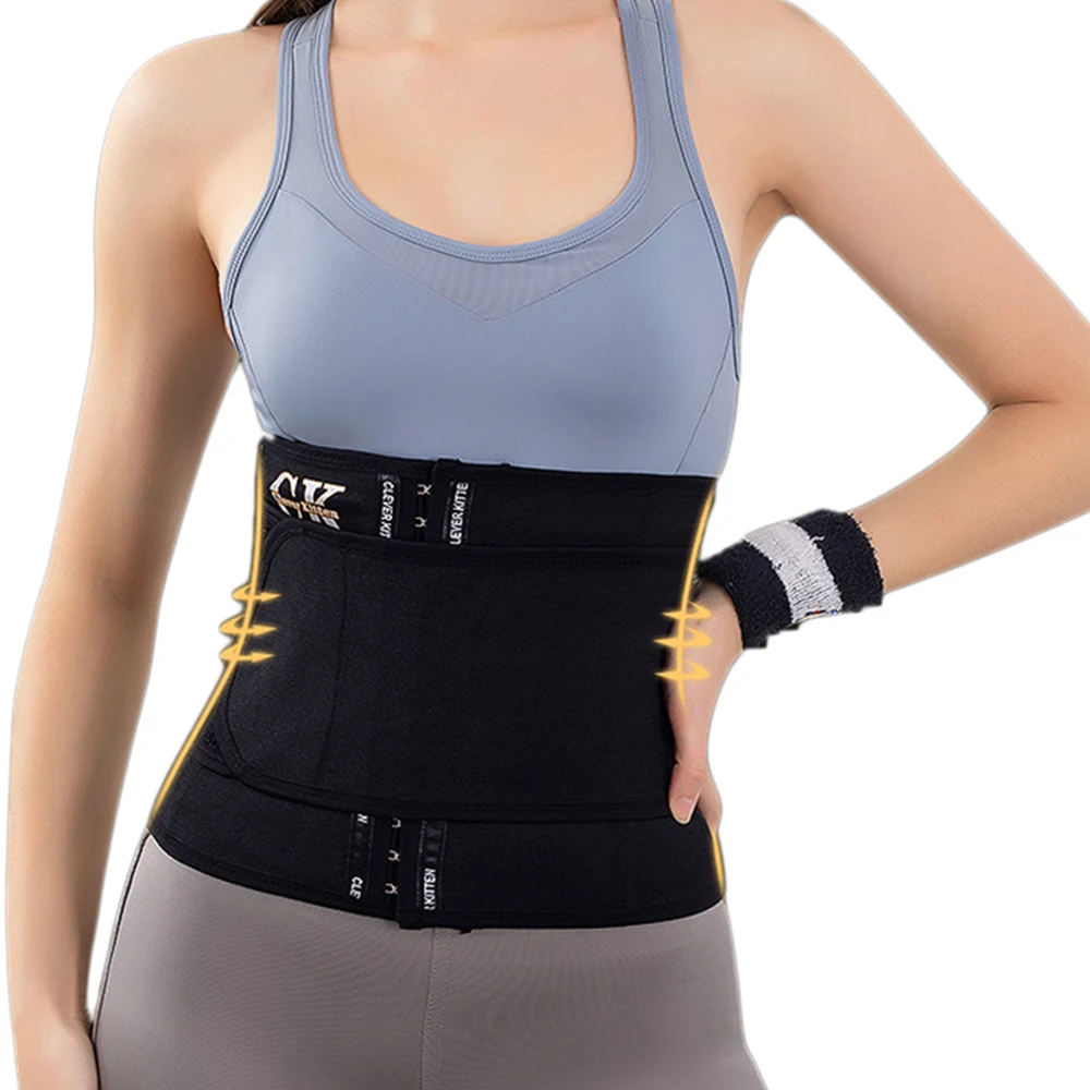 

Women Slimming Sweat Compression Private label Waist Trainer Steel Boned Waist Trainer Tummy Control, Black, beige