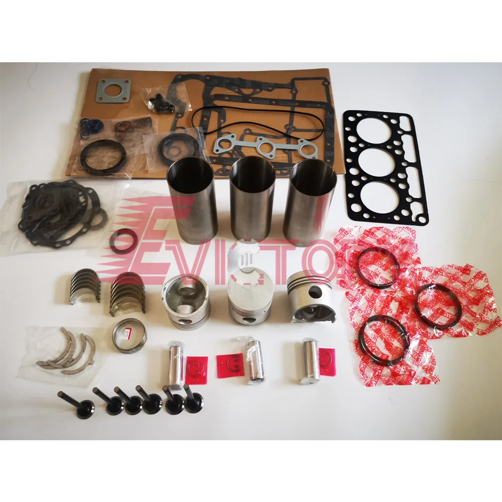 

For Kubota overhaul D850 rebuild kit piston ring liner + valves+guides