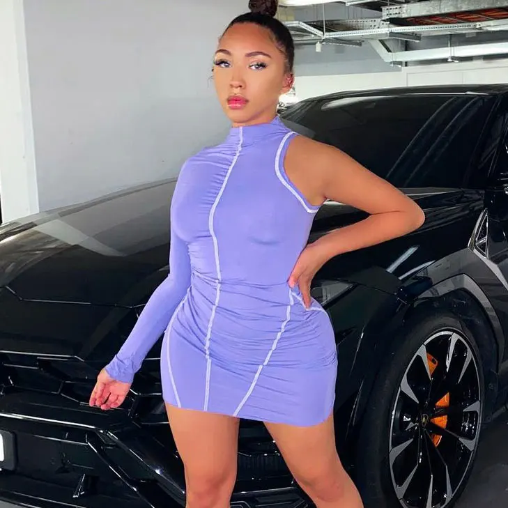 

FS3269A 2021 New fashion fancy women long sleeve dress