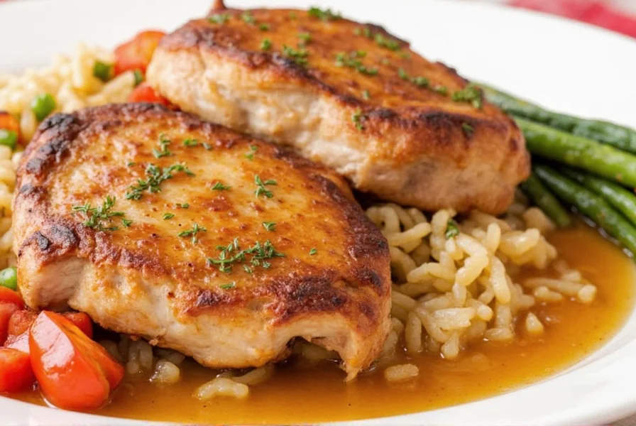 Seasoned pork chops