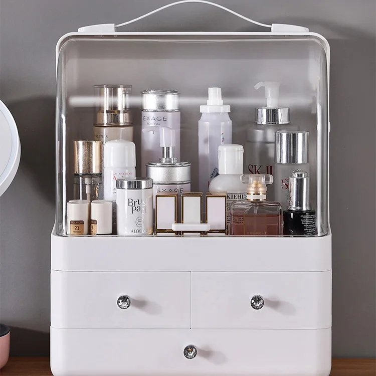 

XingYou Promote Plastic Makeup Organizer Clear Make Up Organizer Portable Cosmetic Storage Box