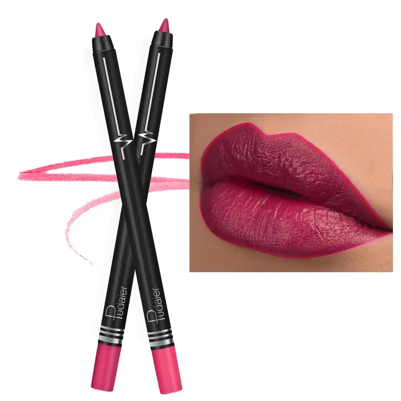 

Lip Liner Pencil for a Clear Lip Liner Hot Selling 26 Colors Private Label Waterproof Smooth Moisturizing Gloss Bulk Lip Liner