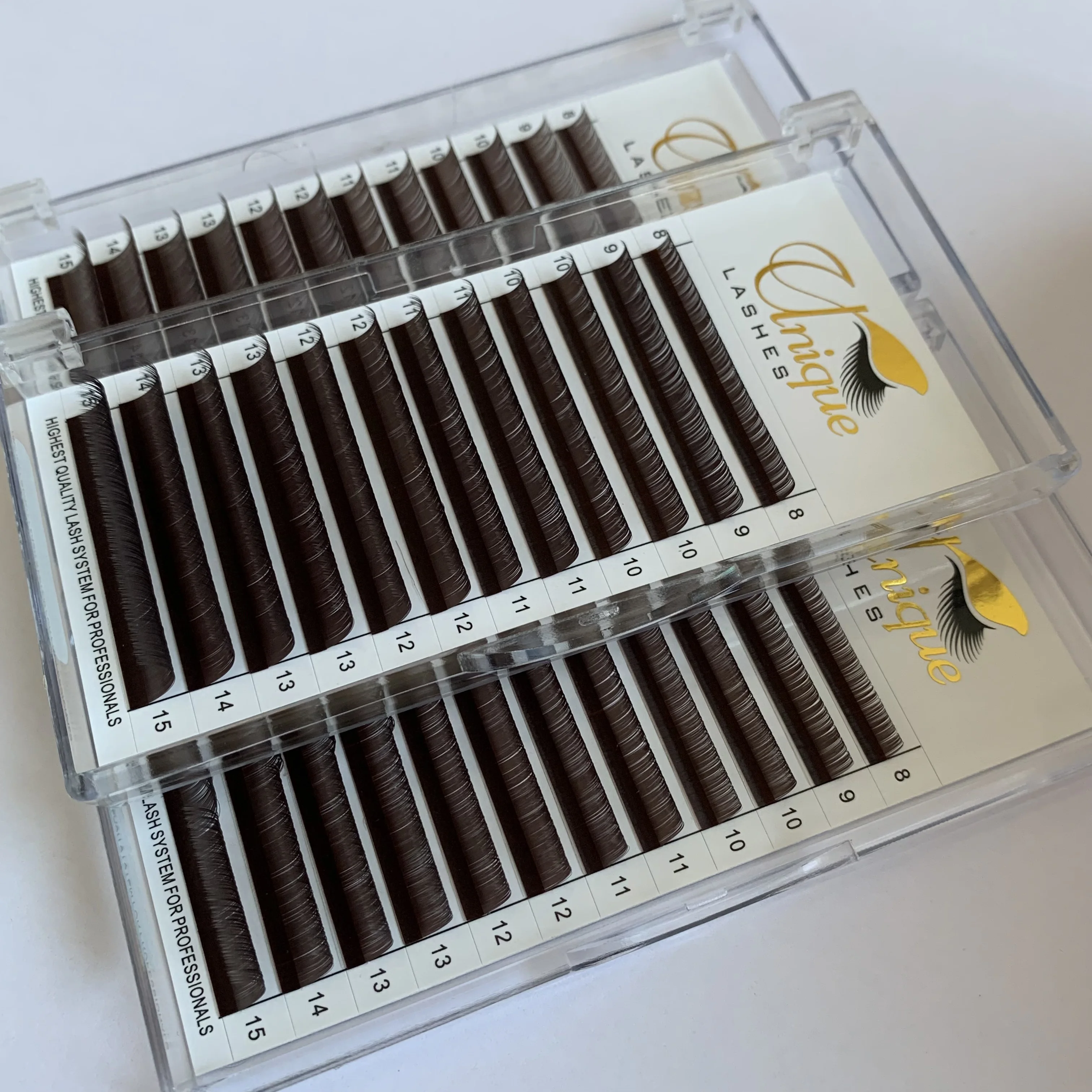 Private Label Coffee Brown Individual Volume Brown Eyelash Extension Espresso Chocolate Dark Brown 0.03 Lash Extensions Supplies