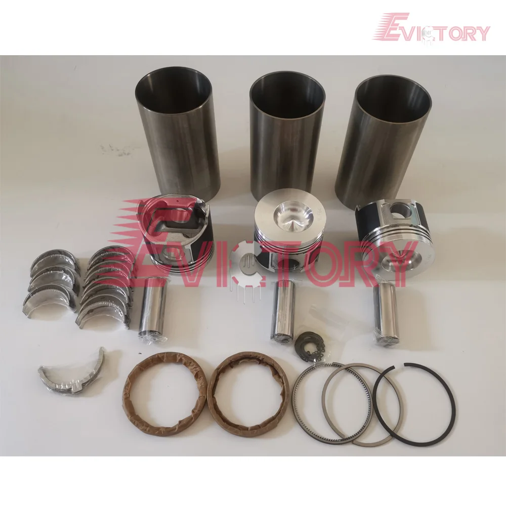 

for YANMAR Excavator 3T80 3TN80 3TNC80 Overhaul Rebuild kit Piston Liner Ring Bearing Full Gasket kit