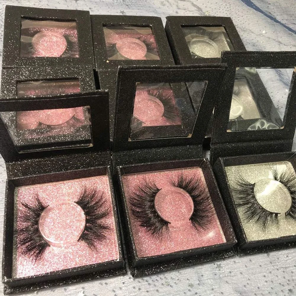 

best sale vendor mink eyelashes fluffy mink eyelash vendor, Black