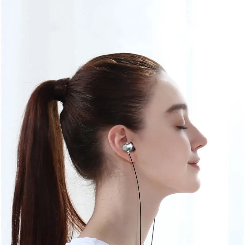 

Custom Plastic Metal Shell Wired Bass Mic Earplugs For Huawei In Ear Headphones, Black, silver, red, pink, gold