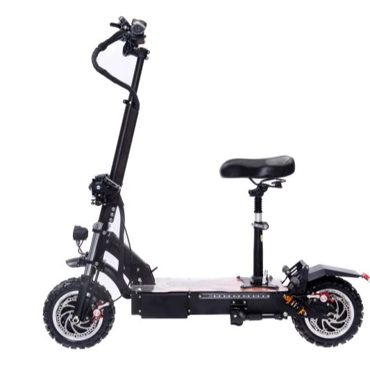 

New Design 13inch 60v 6000w Lithium Battery Power Fat Tire Big Powerful dual motor Electric Scooter