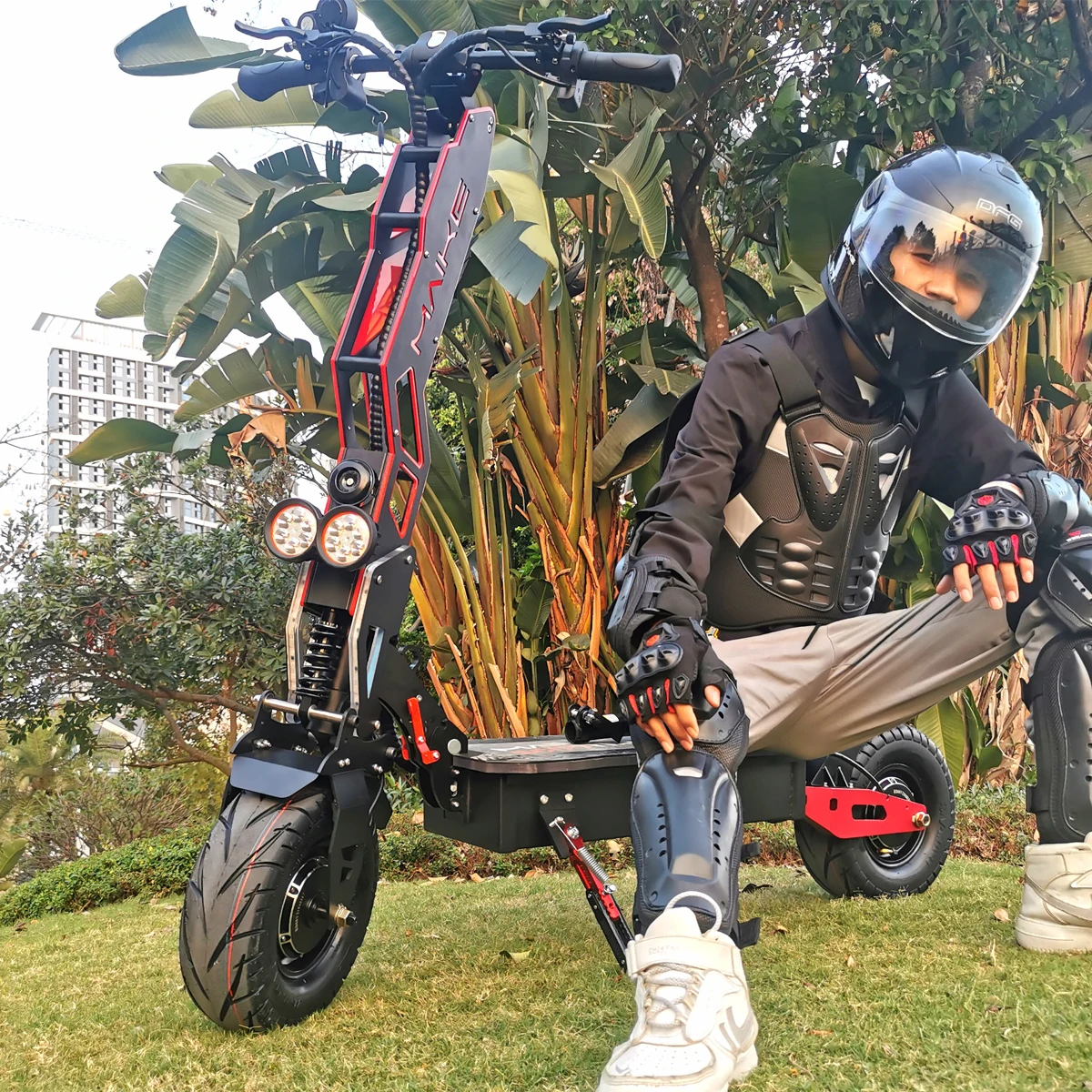 

Maike MKS 13 inch 8000W powerful long range 95km/h high speed off-road dualtron thunder electric motorcycle scooters