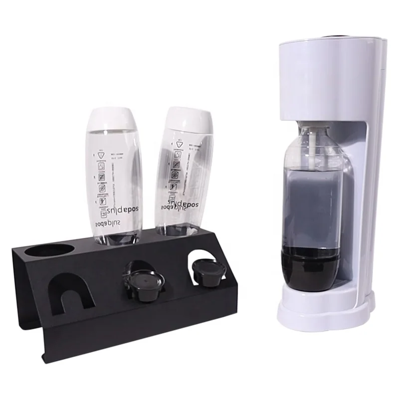 

Bottle Drying Rack for Soda water Bottle Holder Suitable for All Soda Mach, Black/white