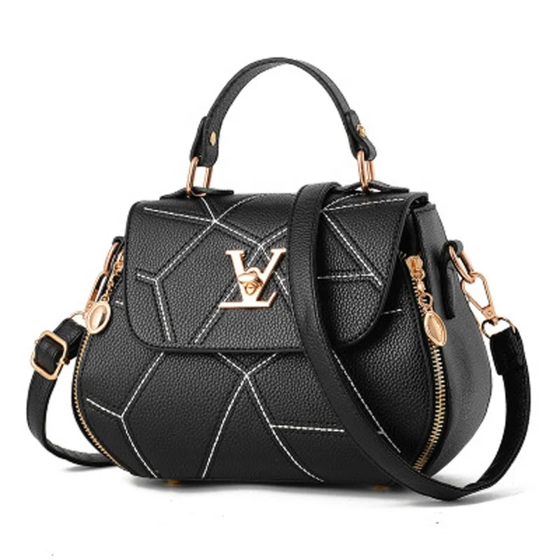 

China Factory wholesale V word square bag handbags women handbags, Picture