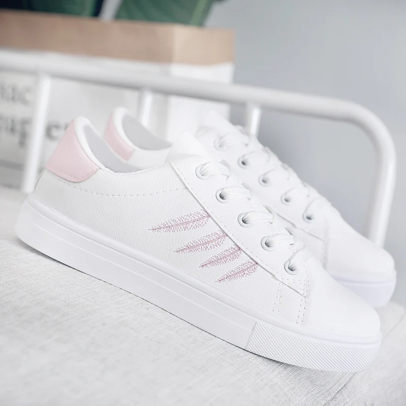 

Faotory Direct Sales Custom Size White Casual Breathable Shoes For Women