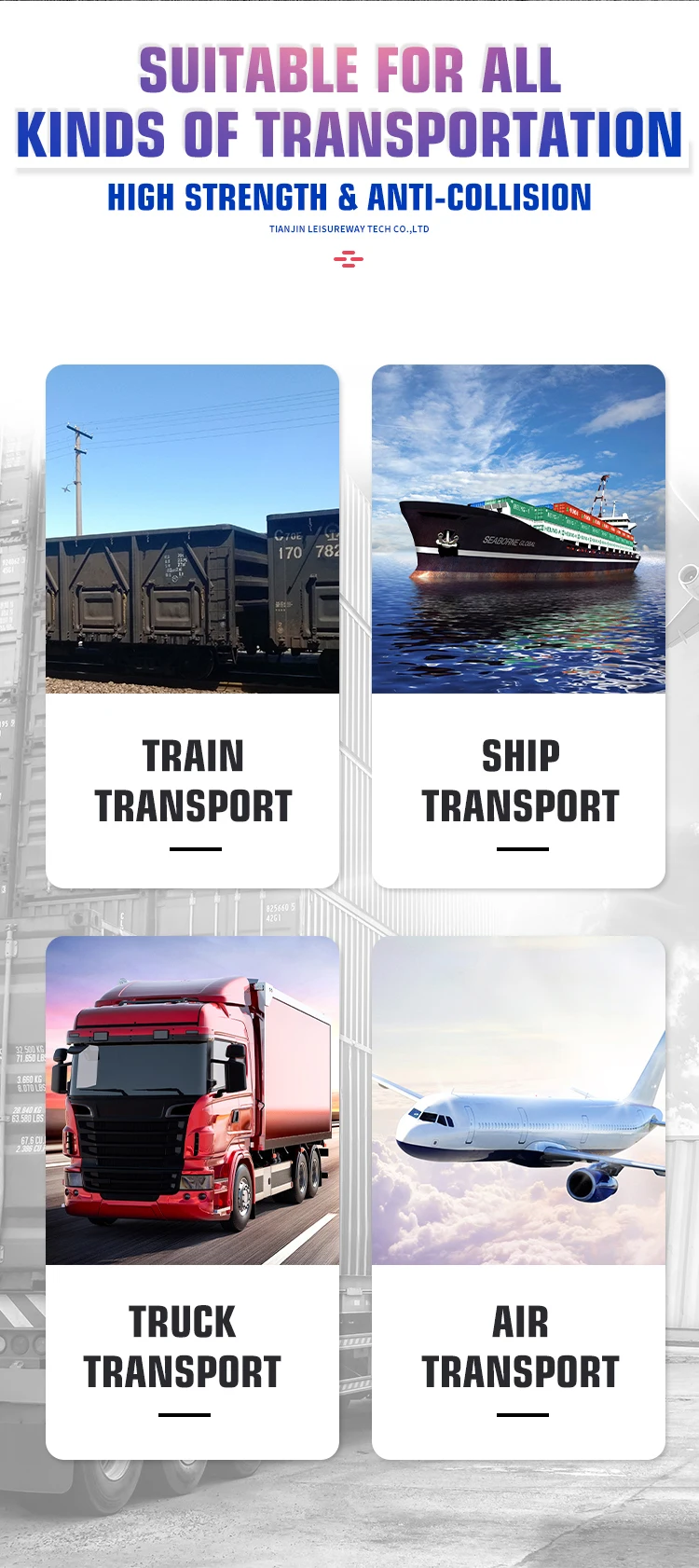 Leisureway Truck Air Dunnage Bags For Gap Filling Transport Air Dunnage