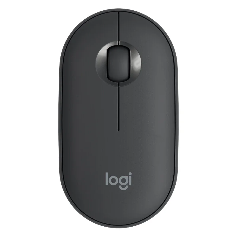 

Logitech Pebble M350 Wireless Silent Mouse 1000DPI 3 Buttons Ergonomic Portable Mini Mouse, Black,white,blue,pink,green