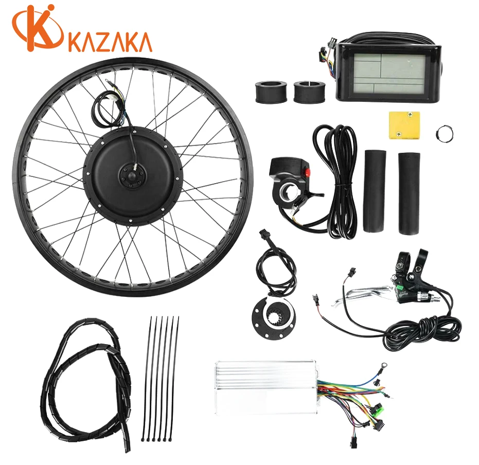 

1500w 2000w Brush-less Gear-less Motor Conversion Kit Wheel Ebike Kit 20" 24" 26'' 27.5'' 28'' LED Lithium Battery 2000 KIT