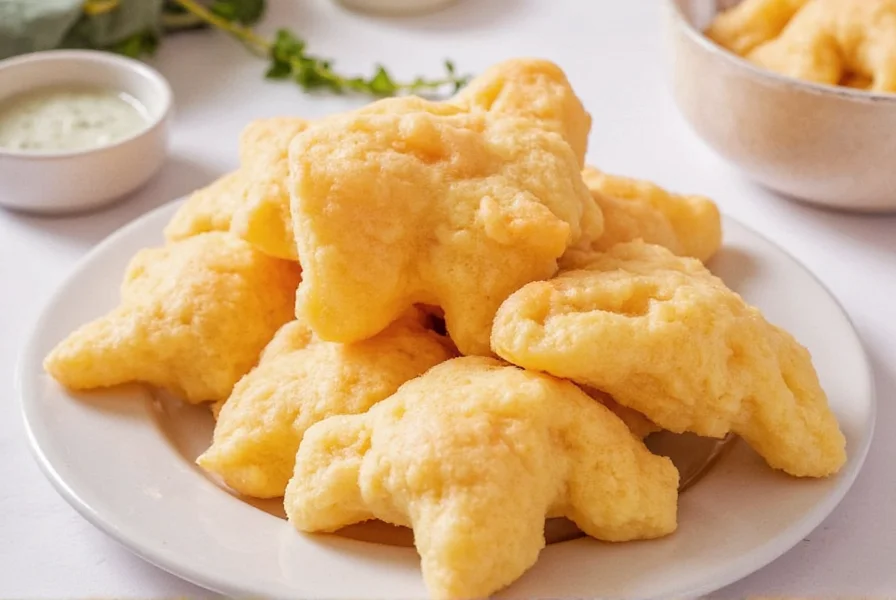 Skillet with golden sopapillas
