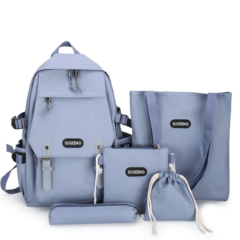 

Blue high quality custom fashion daily use backpack school bag, Many colors