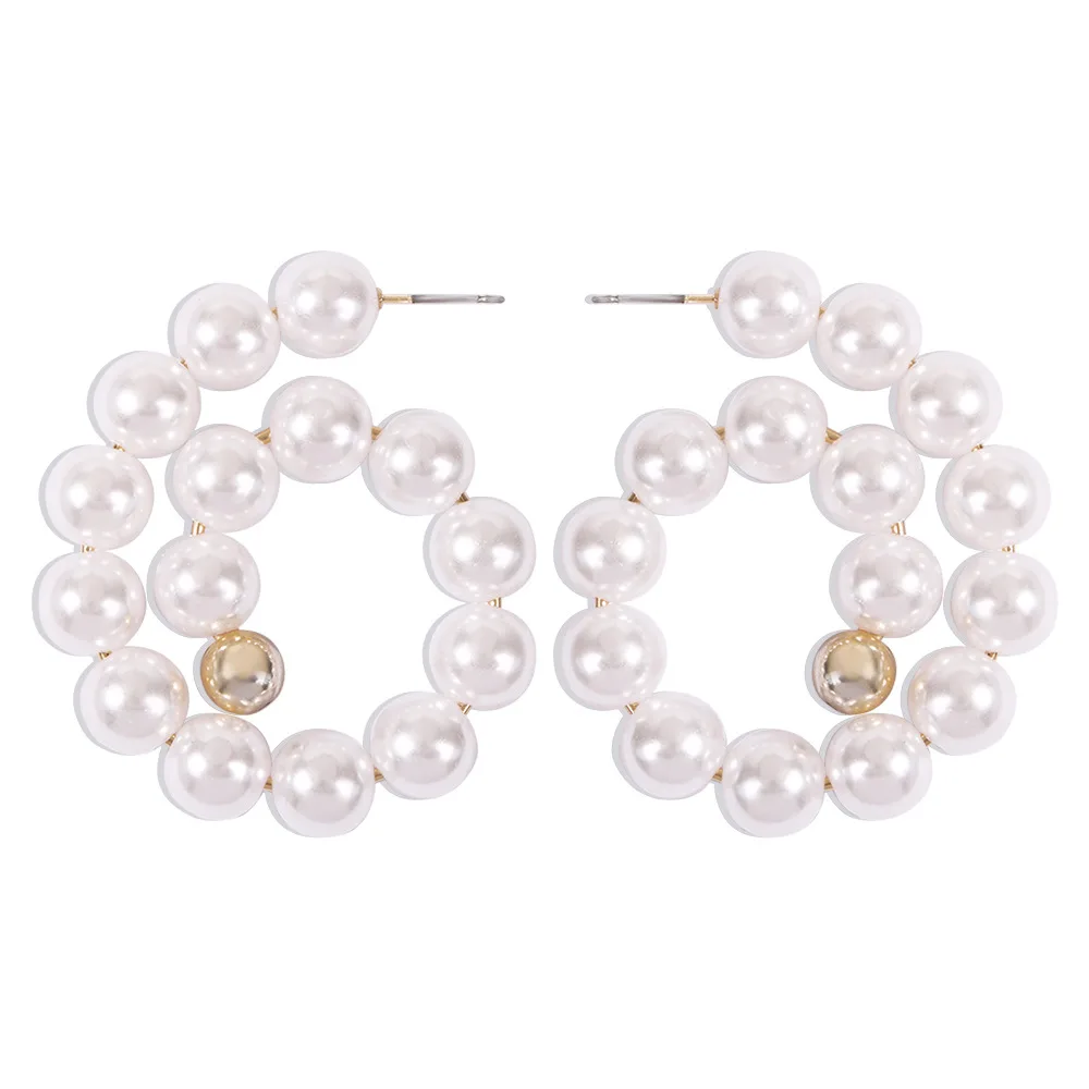 

2021 Delicate style women CC and GG imitate pearl high quality earring with manufactory directly for wedding and bridal, Gold