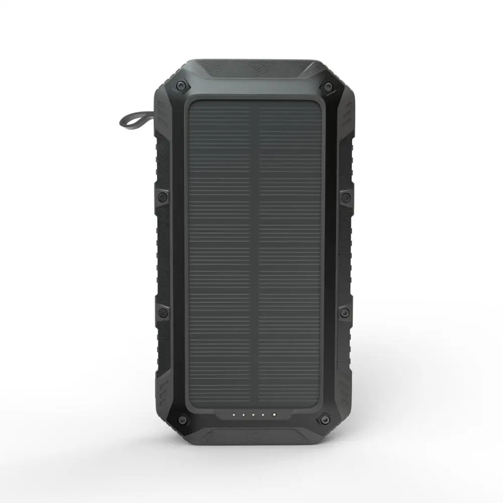 

Solar wireless 20000mAh Portable waterproof Power Bank Charger with 28 LED and 3 USB Output Ports huge capacity for phone