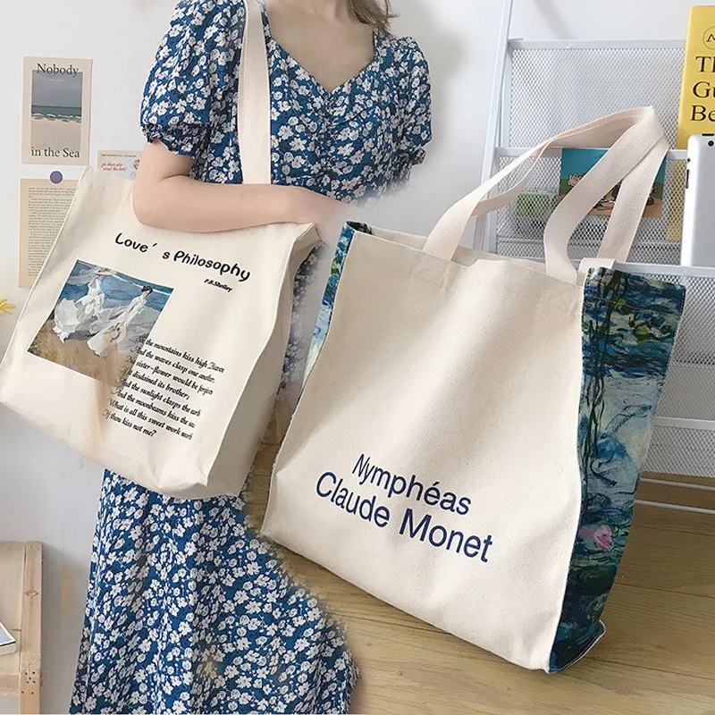 

Fashion Oem And Odm Shopping Cotton Bag &custom Canvas Tote bags for gils