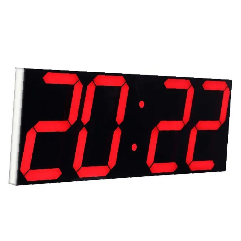 

Led Large Digital Wall Clock Time Display With NTP Server And DST