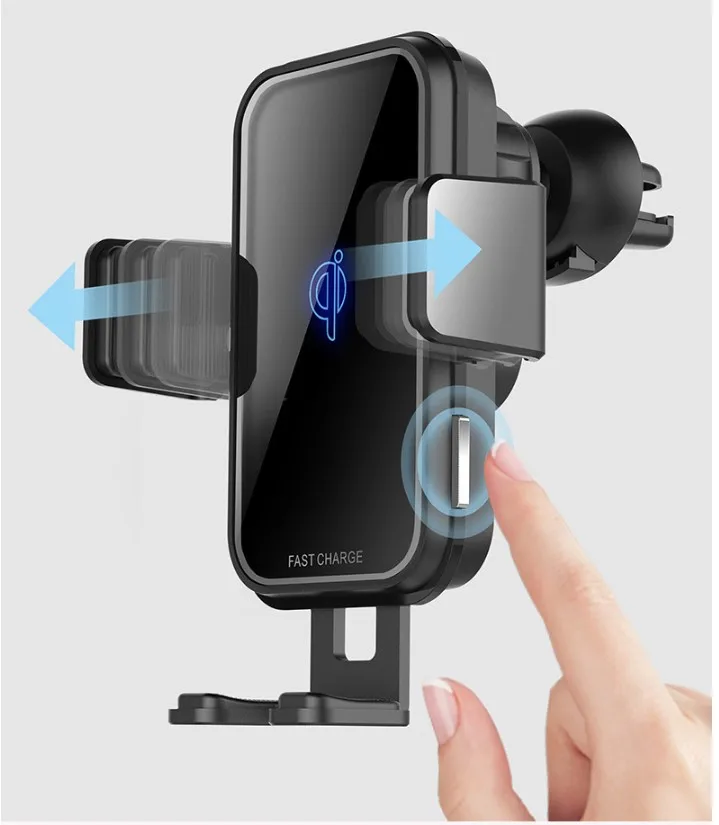 

fast automatic induction wireless car charger phone holder qi wireless charger car