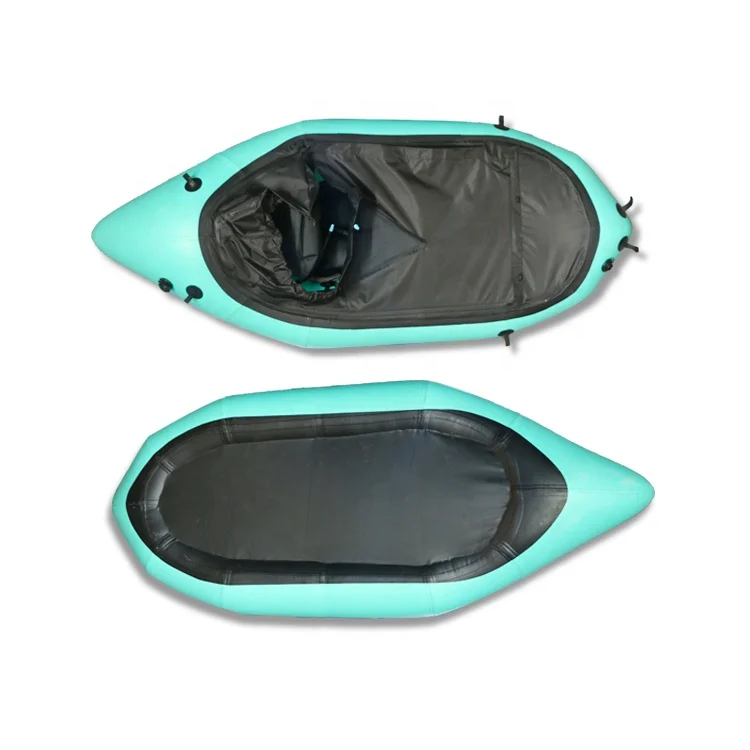 

Customized inflatable kayak 1 person floating kayak super light TPU pack raft, All the customized pvc color