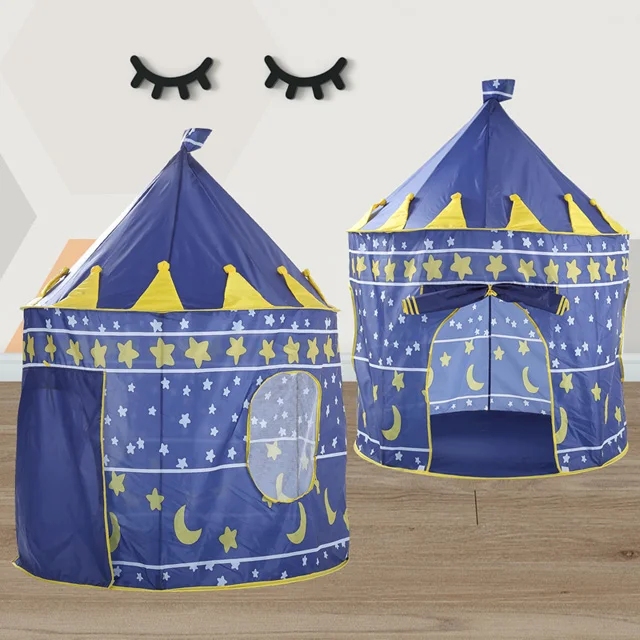 

2021 kids tent house playhouse for sale Boy Girl Princess House Hut For Kids ToysCastle Portable Indoor Outdoor Baby Play Tents, Polychromatic