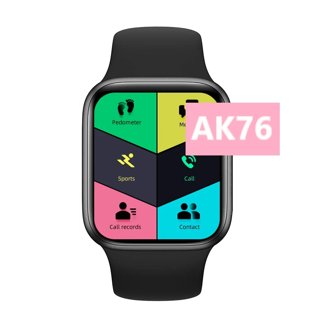 

Touch Screen Game Smartwatch Customize Watch face Waterproof 3D Watch face AK76 Smart Watch, White, black ,gold,red,blue