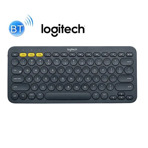 

EasySwitch Button Portable Multi-Device Wireless BT Gaming Logitech K380 Keyboard