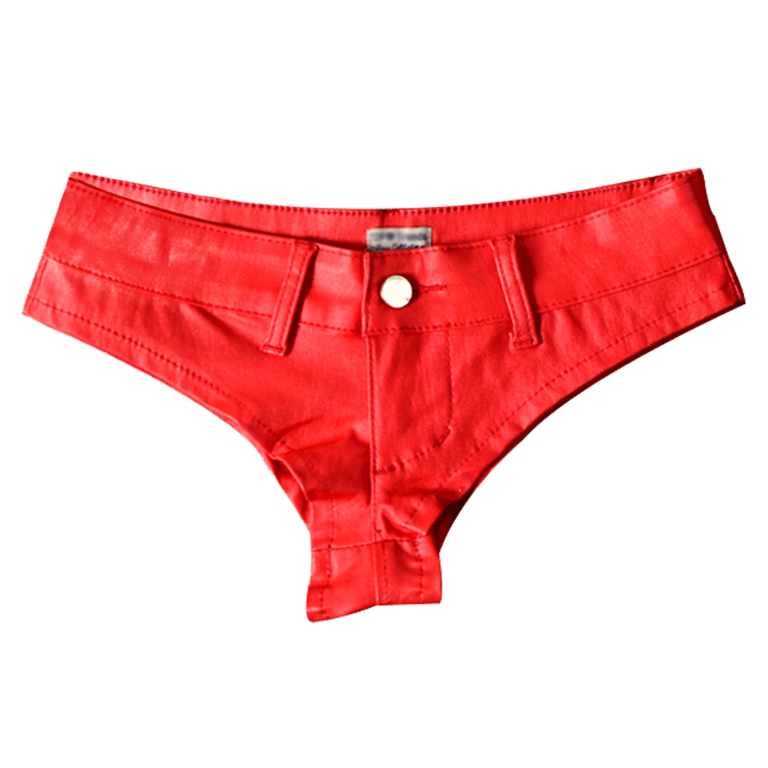 Womens Sexy Faux Leather Hot Pants Nigh Club Micro Mini Shorts - Buy ...