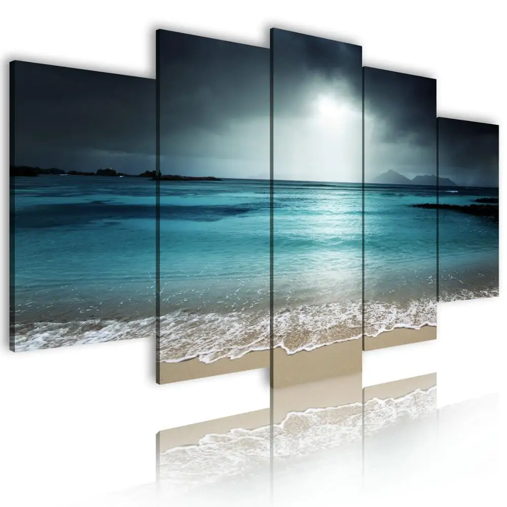 

Wholesale Drop Shipping Multi-panel Poster Picture Painting Home Decor Print Wall Art Custom Canvas Customised Modern Landscape