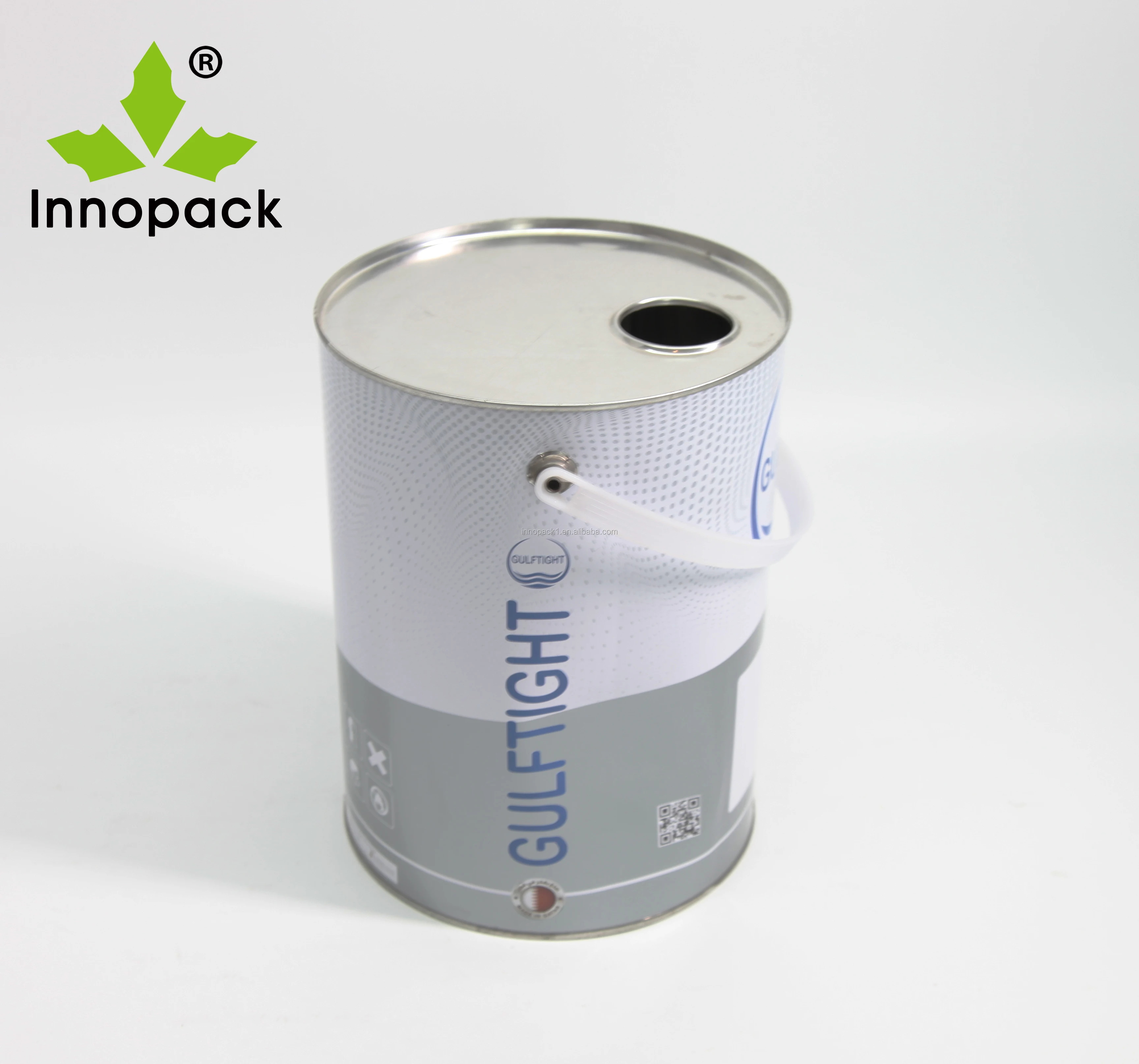 5l Tin Bucket,5 Ltr Metal Bucket,5 Litre Tin Pail With Locking Ring Or