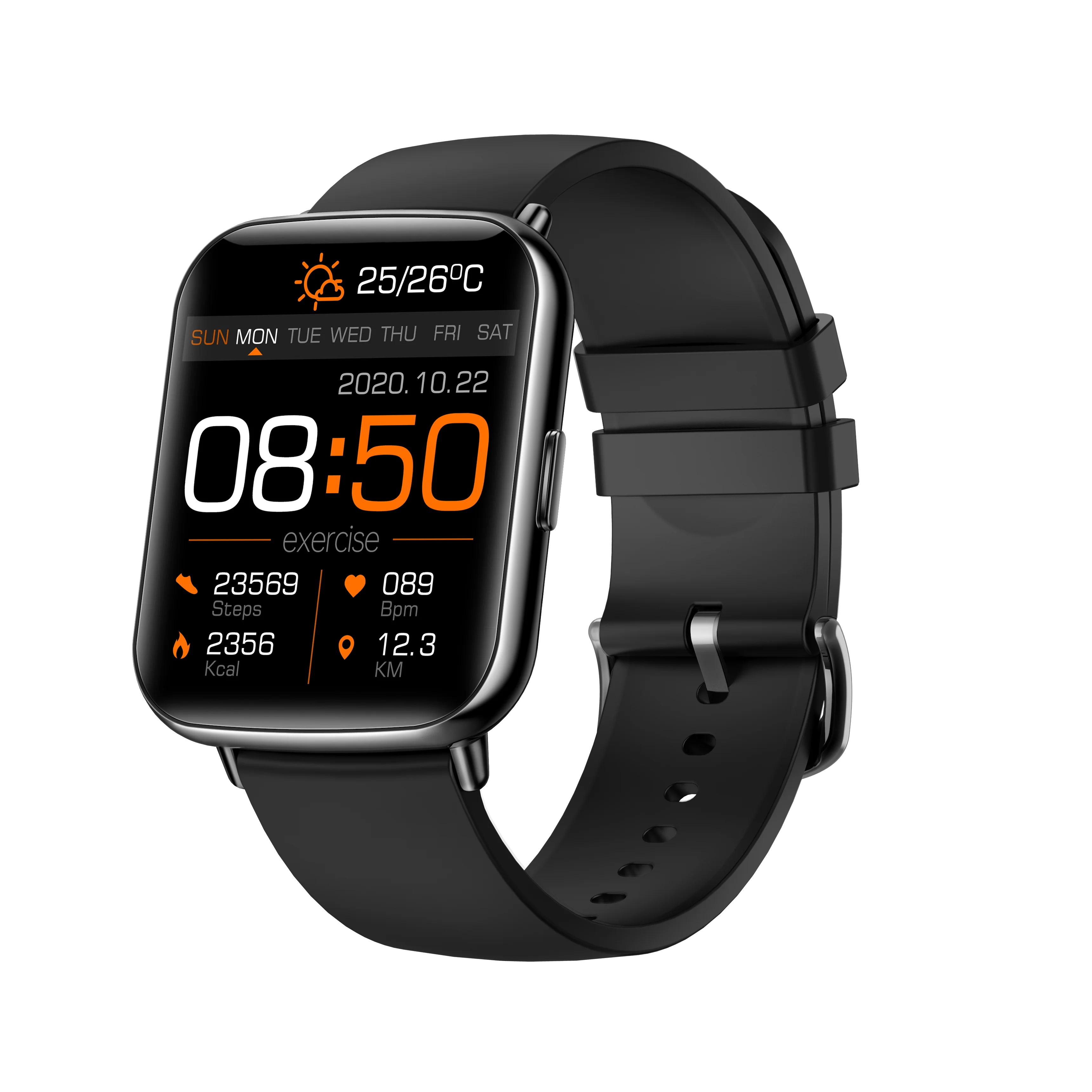 

L12 Smart Watch for Men Women IP68 Waterproof Heart Rate Health Monitor Fitness Tracker Smartwatch Pedometer Sports Bracelet