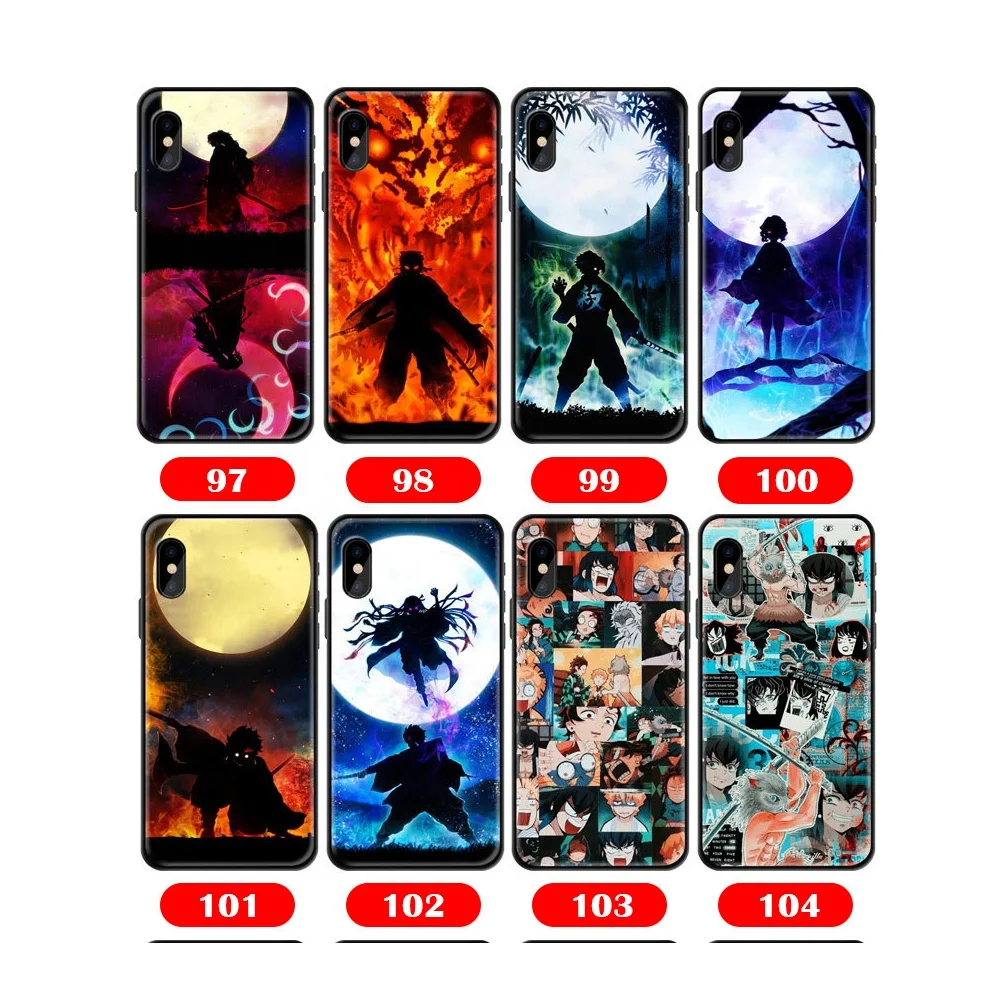 

Fashional Sublimation Anime Phone Case Japan Hot Sales Cool Cushion Anime Phone Case Cover, Customized