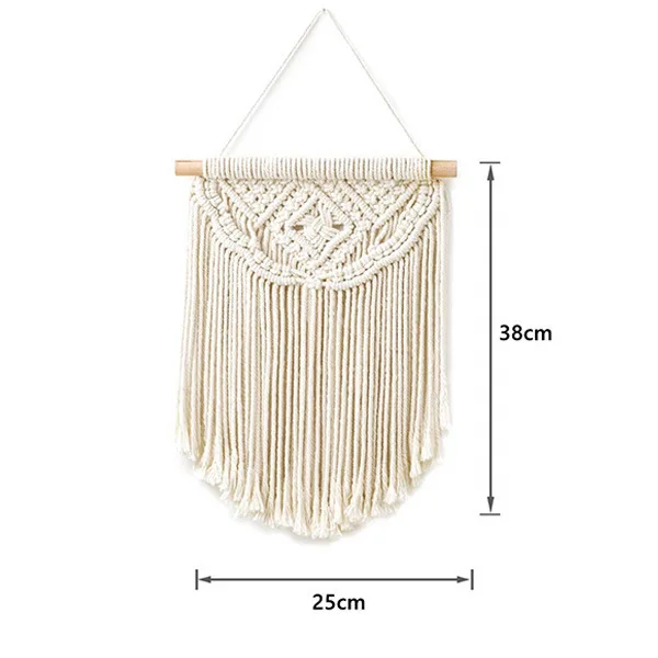 

Brand new owl for baby room macrame hanging wall decor mirror with high quality