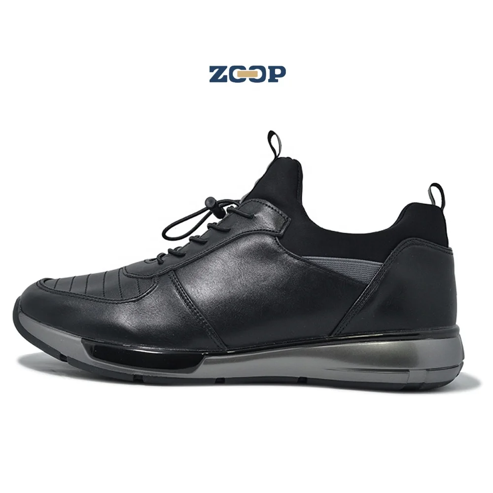 

Men's fashion sneakers 2020 leather black running shoes for men