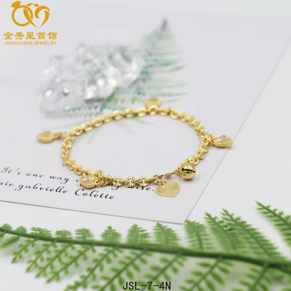 Pakistani hot sell Latest Fashion chains gold bracelet women