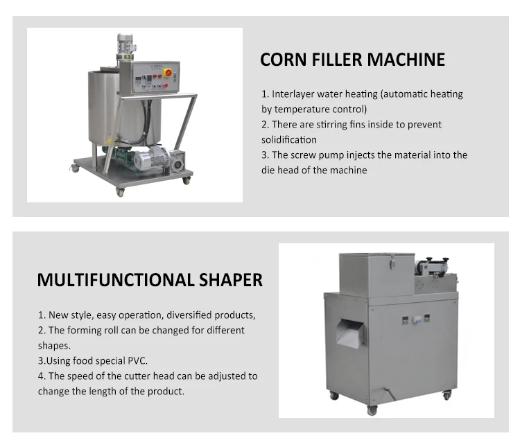 Extrusion Corn Flex Instant Puff Crunch Cereal Snacks Food Extruding