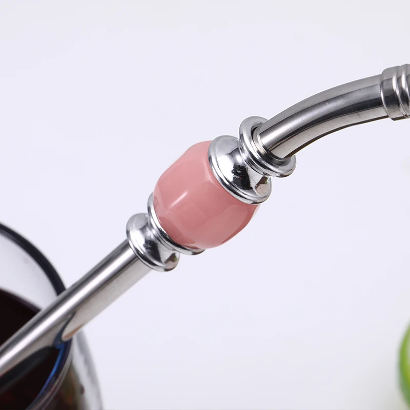 
Reusable metal drinking straw spoon stainless steel yerba mate straw filter spoon/stainless steel straw 