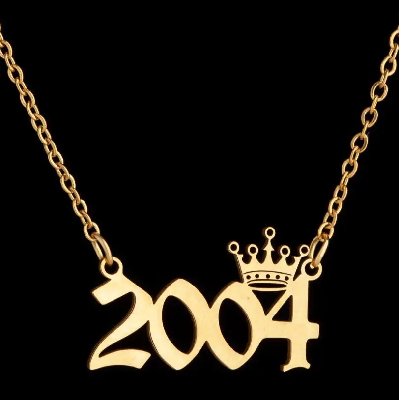 New Crown Number Choker Old English 