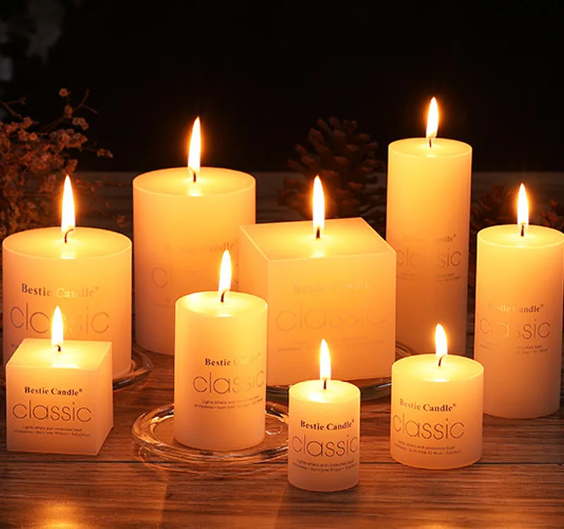 Wholesale Ivory Pillar Candles,Perfect For Wedding And Parties Buy