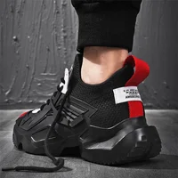

2020 New Breathable Leather Sneakers Air Lightweight Outdoor Walking Sport Shoes Soft Sole Men Running Shoes