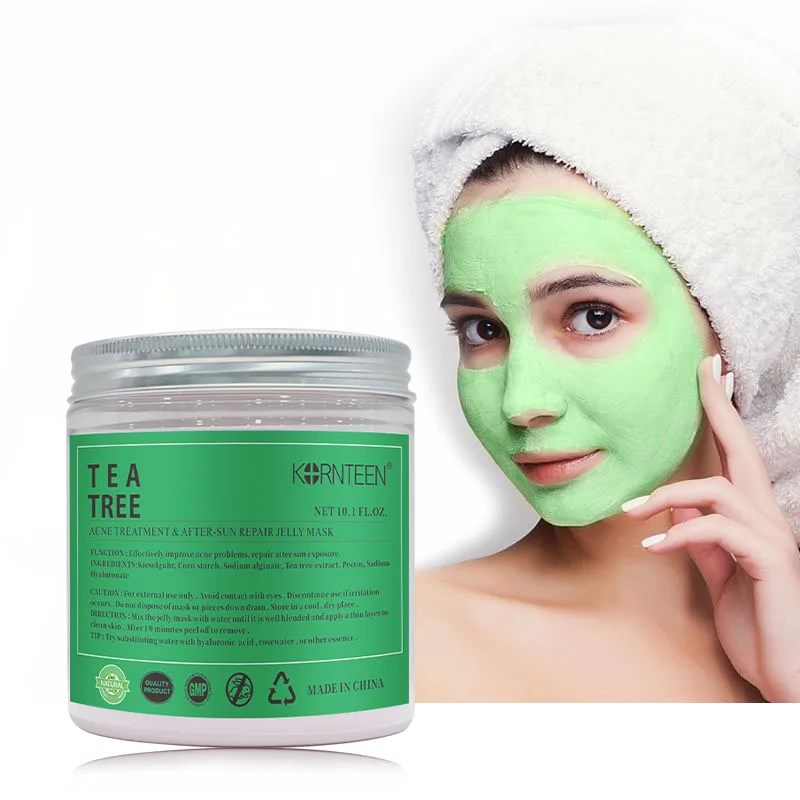 

Acne Treatment Tea Tree Powdered Mask Soothing Whitening Anti Aging Deep Moisturizing Repairing Pimples and Acne Skin Treatment