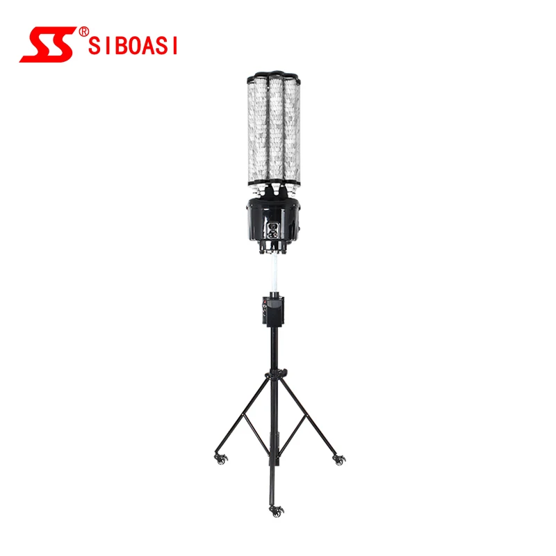 

Smart programmed badminton shuttlecock feeding machine for club, Black&red