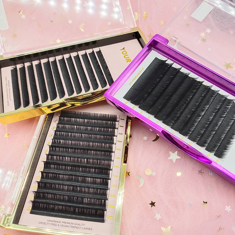 

Wholesale Korea False Eyelash Extensions Synthetic Silk Individual Lashes