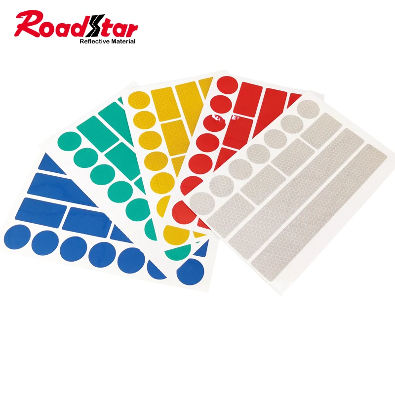 
Hi Vis Waterproof Self Adhesive Reflective Stickers Decals For Motorcycle 