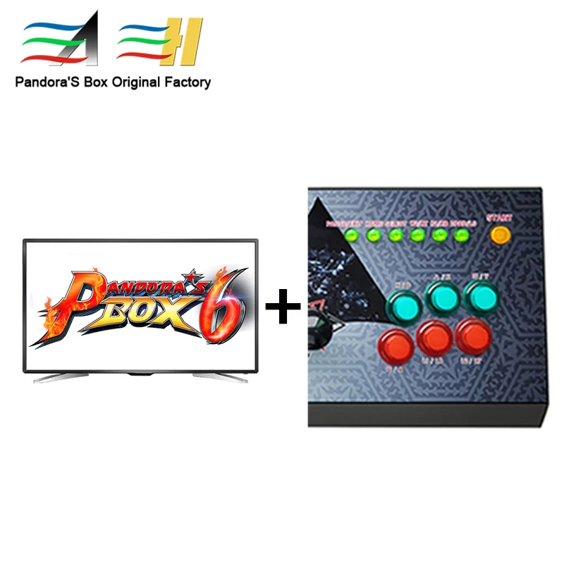 

Drop Ship 4 Players 32G Memory Joystick Retro Arcade PC Game Console With Button Light Built-In 3000Games