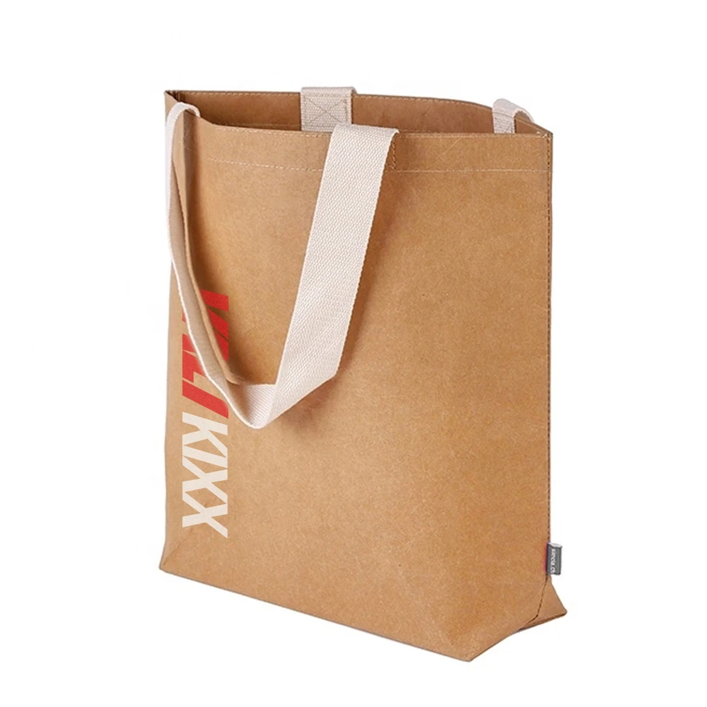 

Chinese untearable high quality washable kraft tyvek paper cooler bag