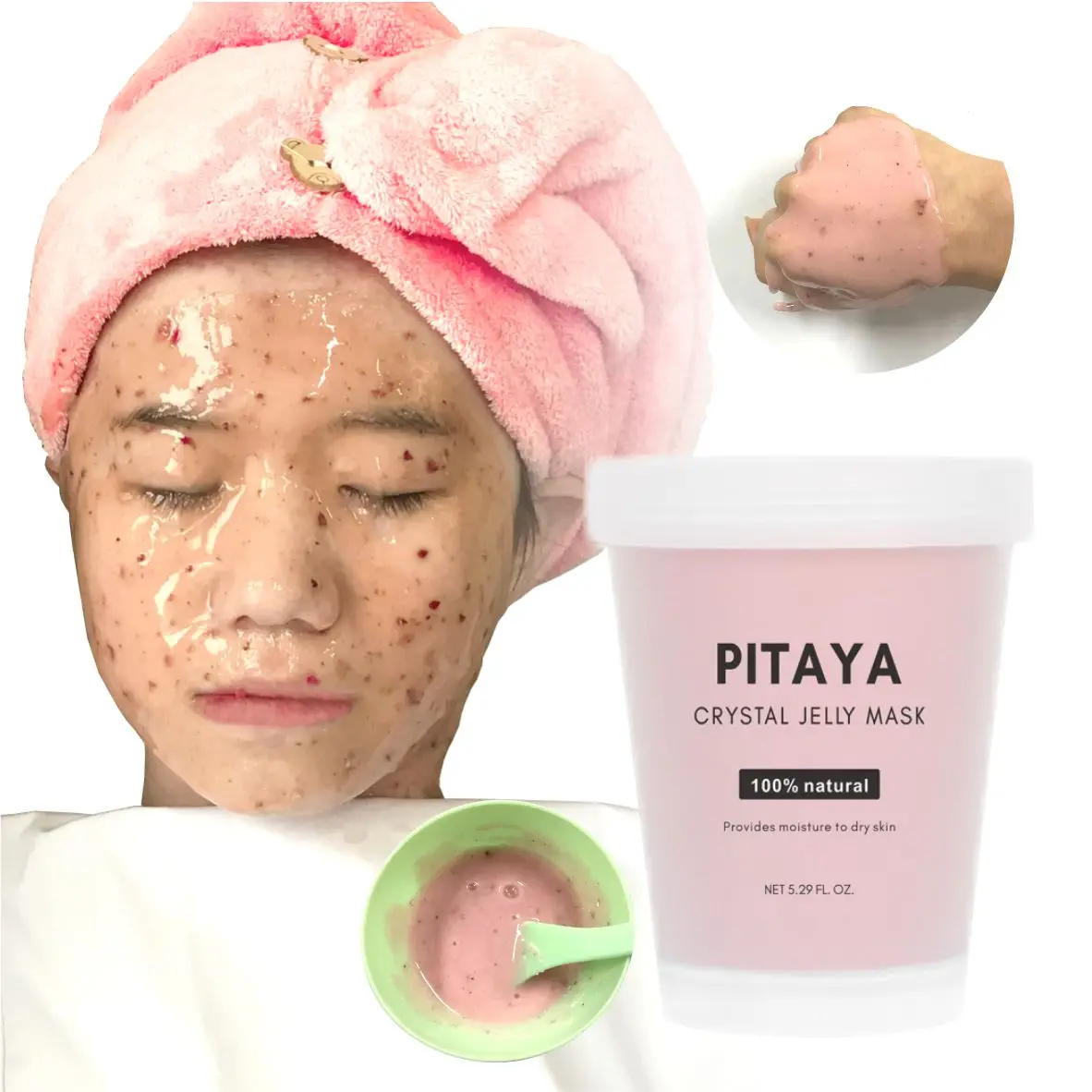 

Beauty Salon Home Use DIY Skincare Whitening Collagen Soft Cristal Gold Hydrojelly Powder Mask